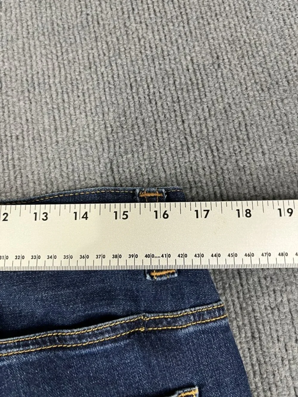 Ridgecut Mens Blue Straight Fit Jeans 34x30